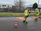 Verunreinigte Straße